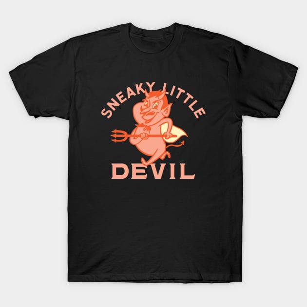 Sneaky Little Devil T-Shirt by sombreroinc